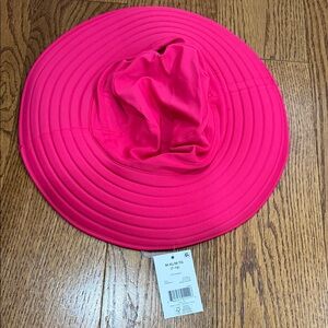 George Vibrant Pink Wide-Brim Hat